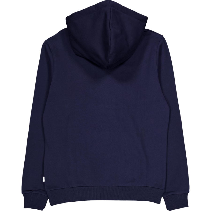Nørregaard - Felpa con cappuccio Tonal - Marina scuro