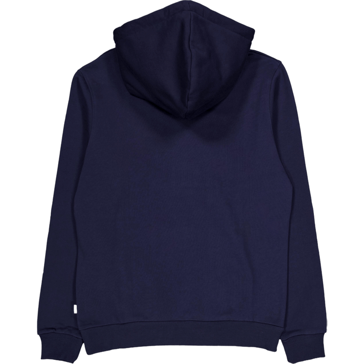 Nørregaard - Felpa con cappuccio Tonal - Marina scuro