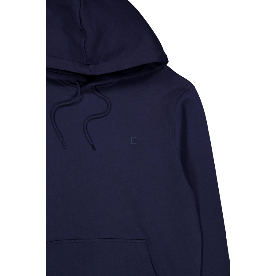 Nørregaard - Felpa con cappuccio Tonal - Marina scuro