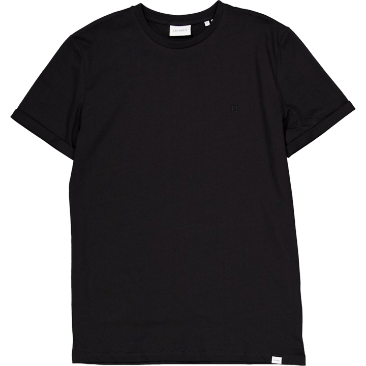 Nørregaard T-shirt Ton-sur-ton Zwart