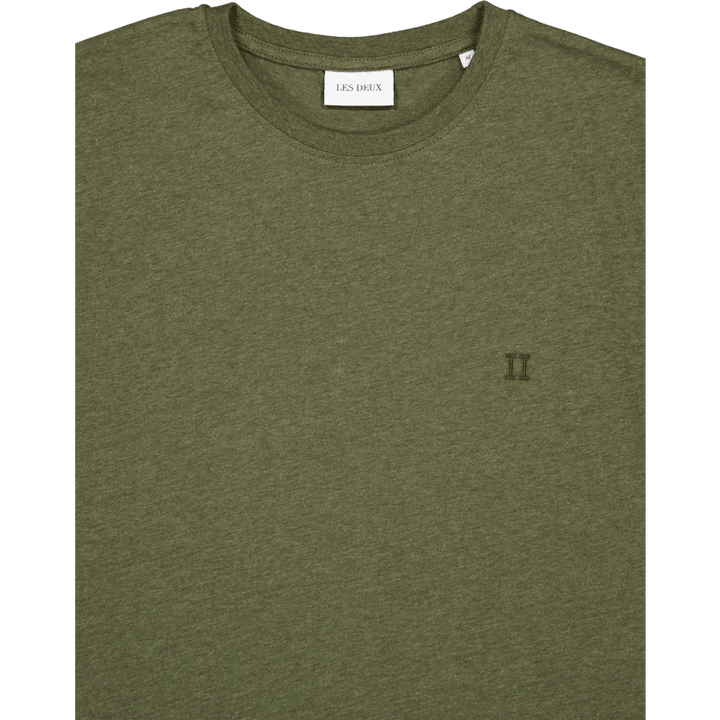 Nørregaard T-krekls Tonal Forest Green Melange