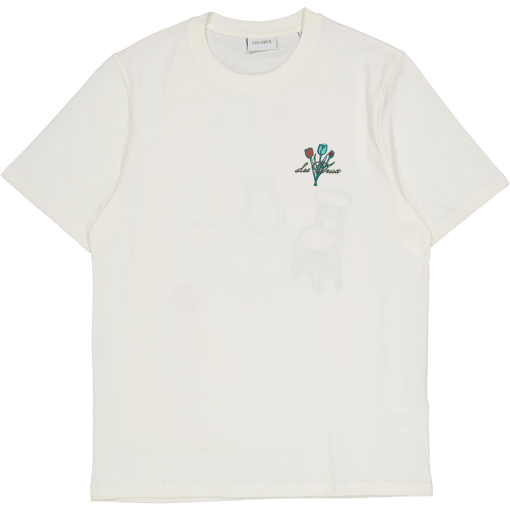 Bruno Café T-shirt Ljus Elfenben