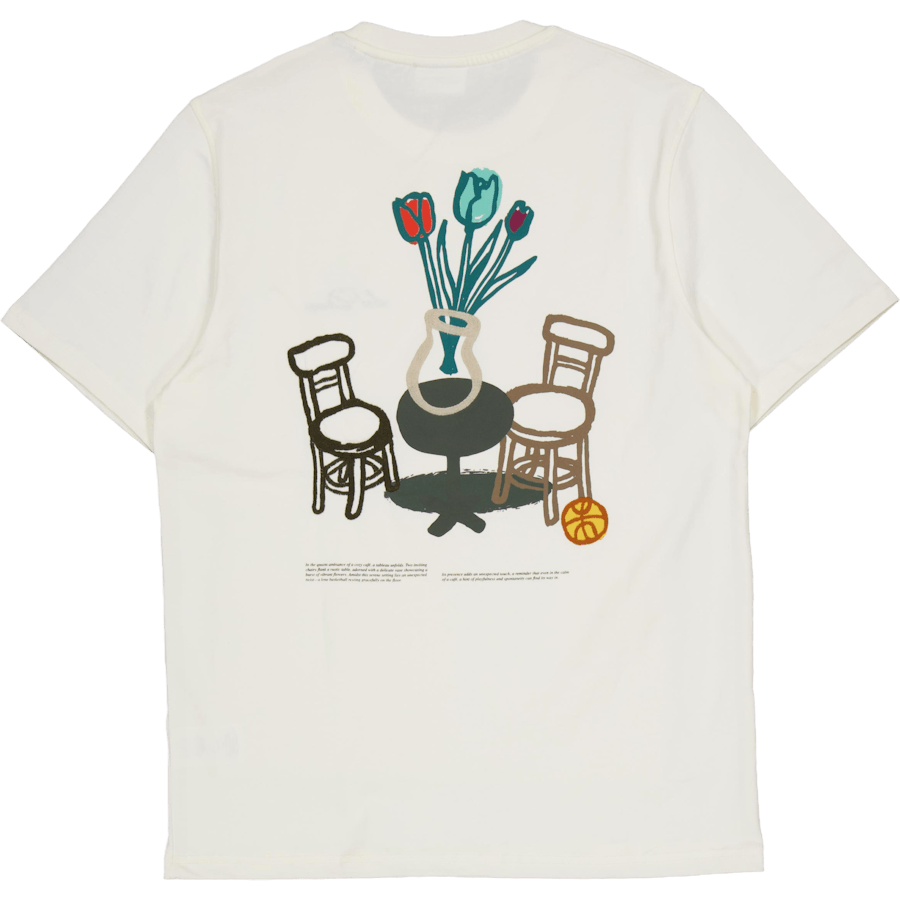 Bruno Café T-shirt Ljus Elfenben