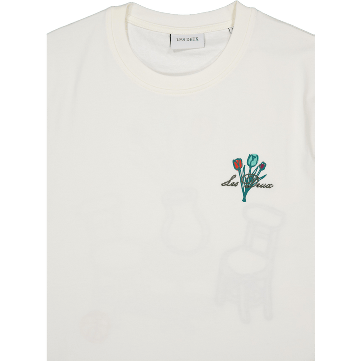 Bruno Café T-shirt Ljus Elfenben