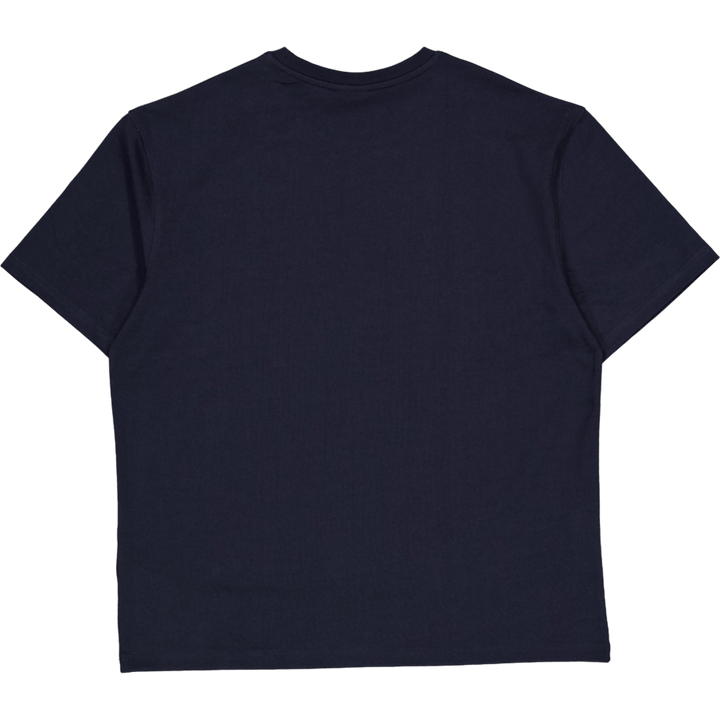 Crew T-shirt Dark Navy/white