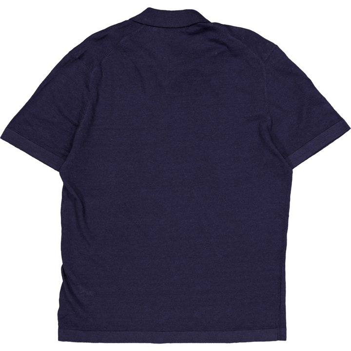 Polo Emmanuel in maglia blu scuro