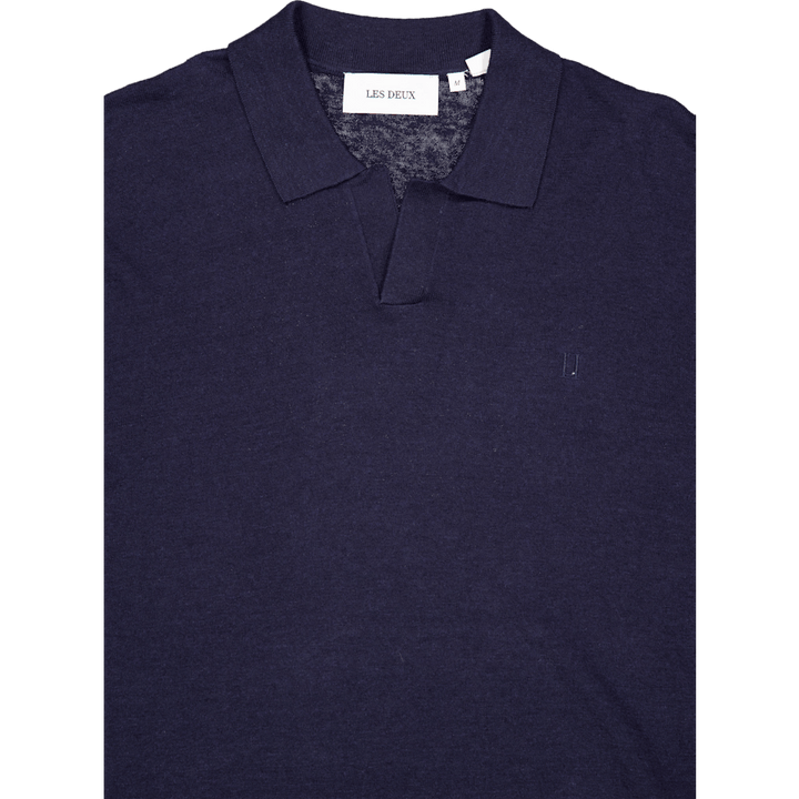 Polo Emmanuel in maglia blu scuro