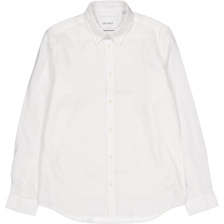 Kristian Linen B.d. Shirt White