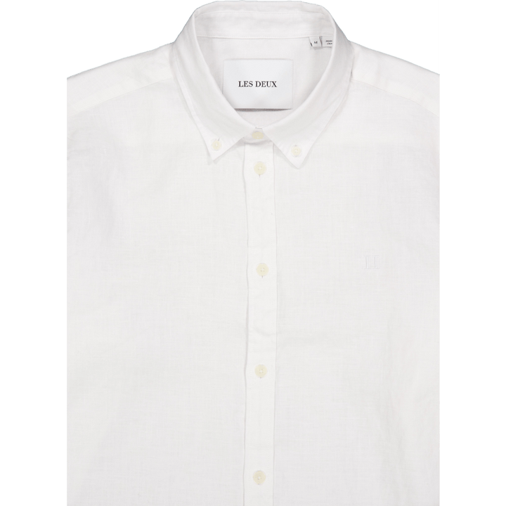 Kristian Linen B.d. Shirt White