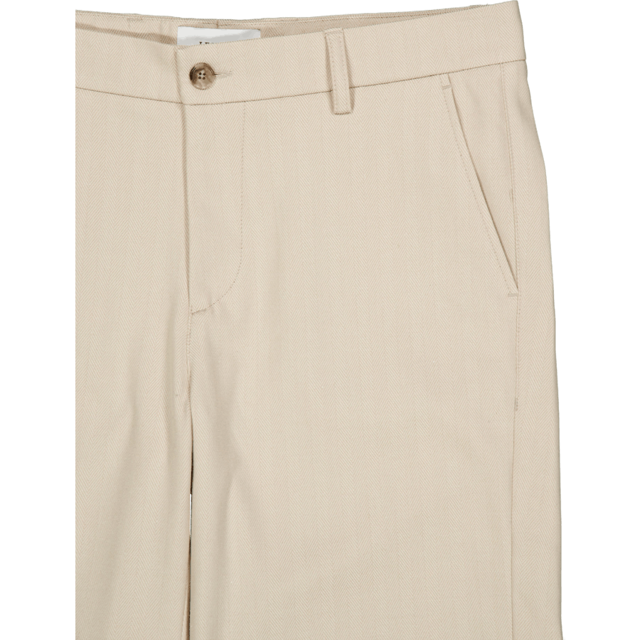 Šortky Como Reg Herringbone Dark Sand/light Sand
