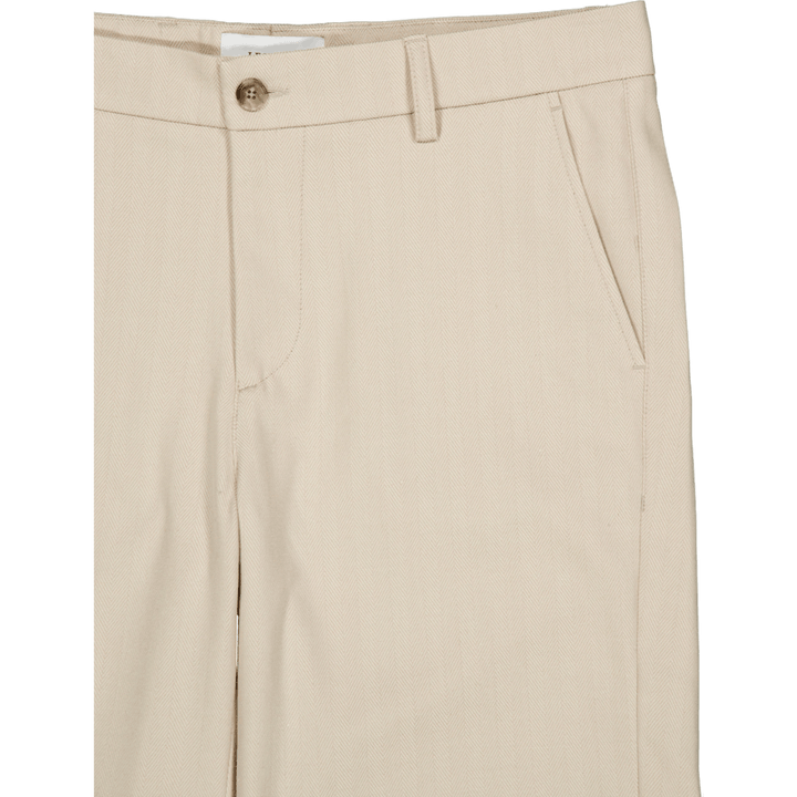 Šortky Como Reg Herringbone Dark Sand/light Sand