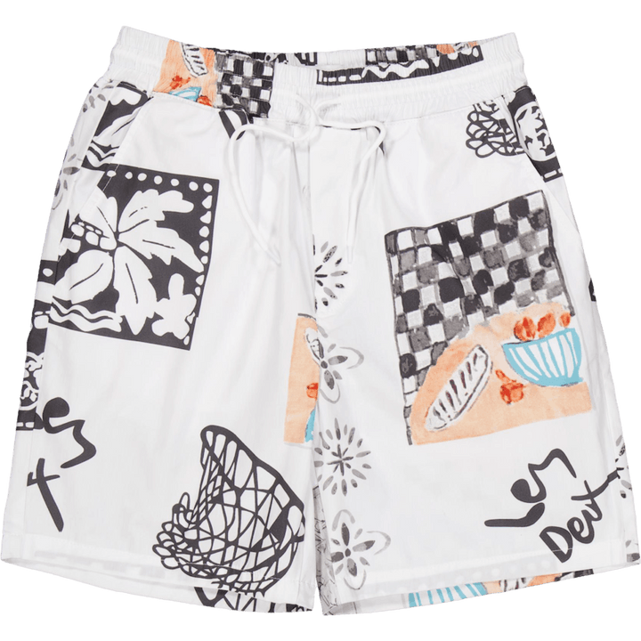 Short Otto Aop Ivoire clair