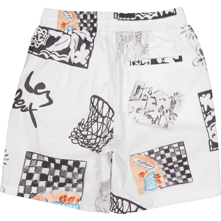 Short Otto Aop Ivoire clair