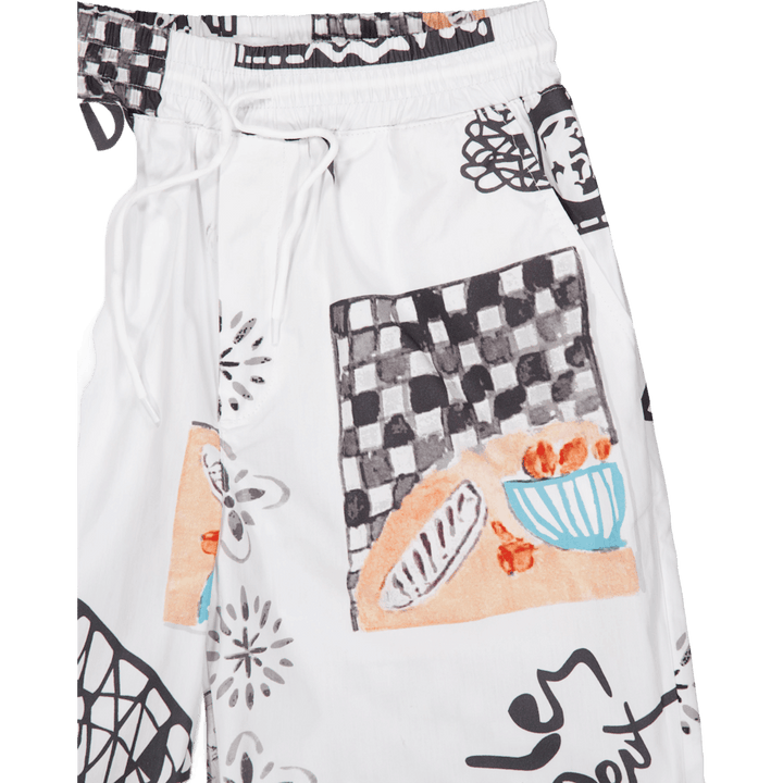 Short Otto Aop Ivoire clair