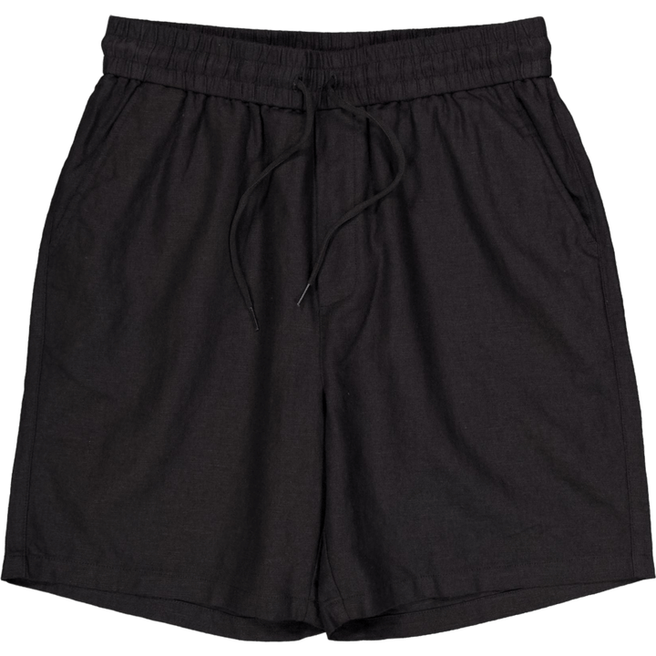 Otto Linen Shorts Black
