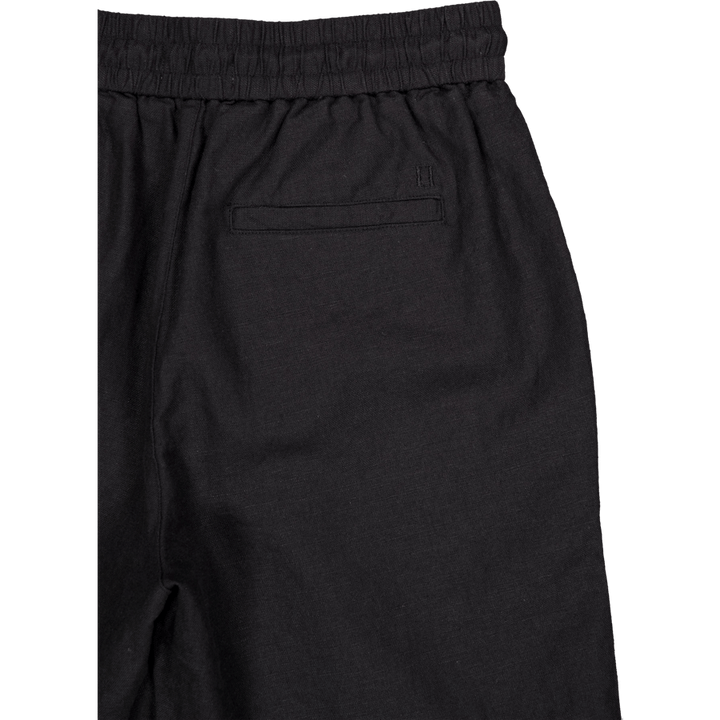 Otto Linen Shorts Black