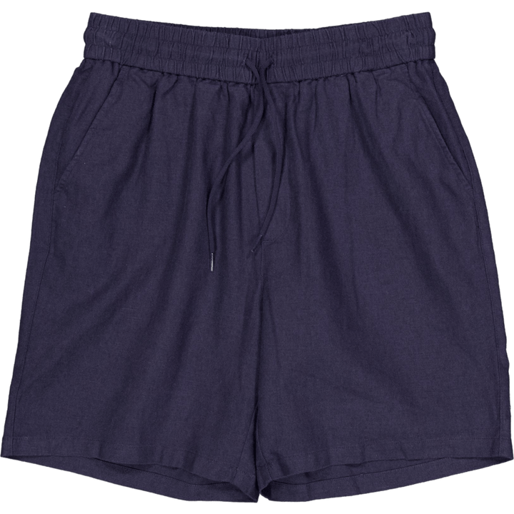 Calções de linho Otto Dark Navy