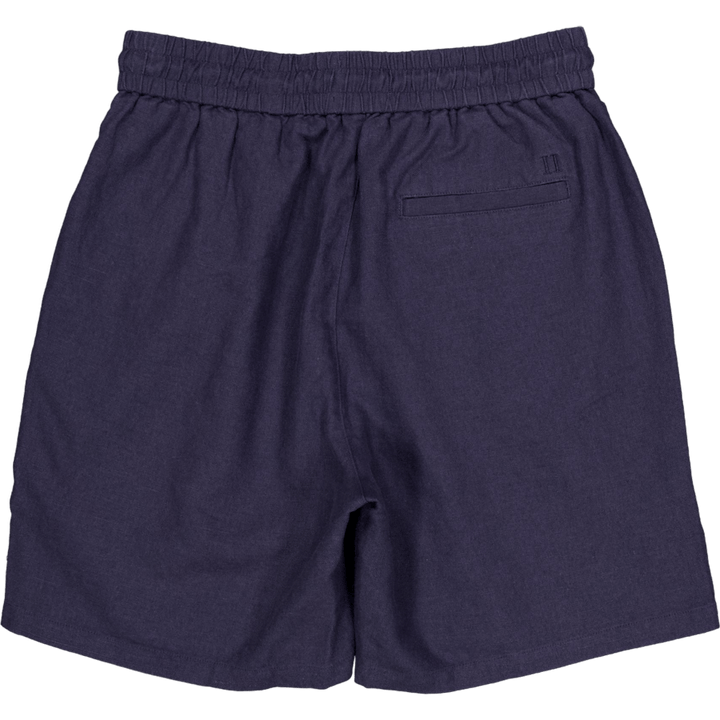 Calções de linho Otto Dark Navy