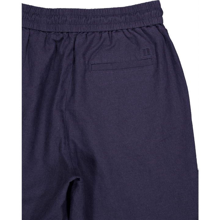 Calções de linho Otto Dark Navy