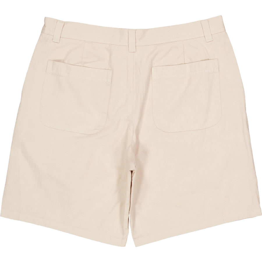 Bavlnené šortky Kody Herringbone Ivory
