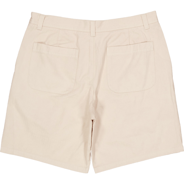 Bavlnené šortky Kody Herringbone Ivory