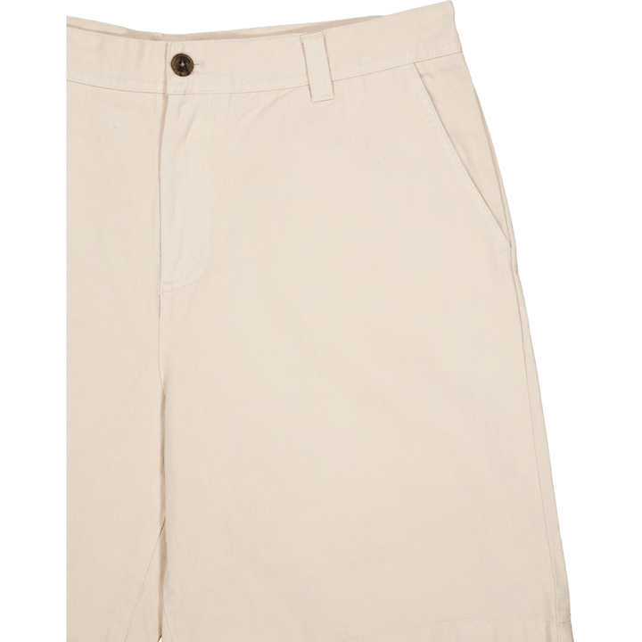 Bavlnené šortky Kody Herringbone Ivory