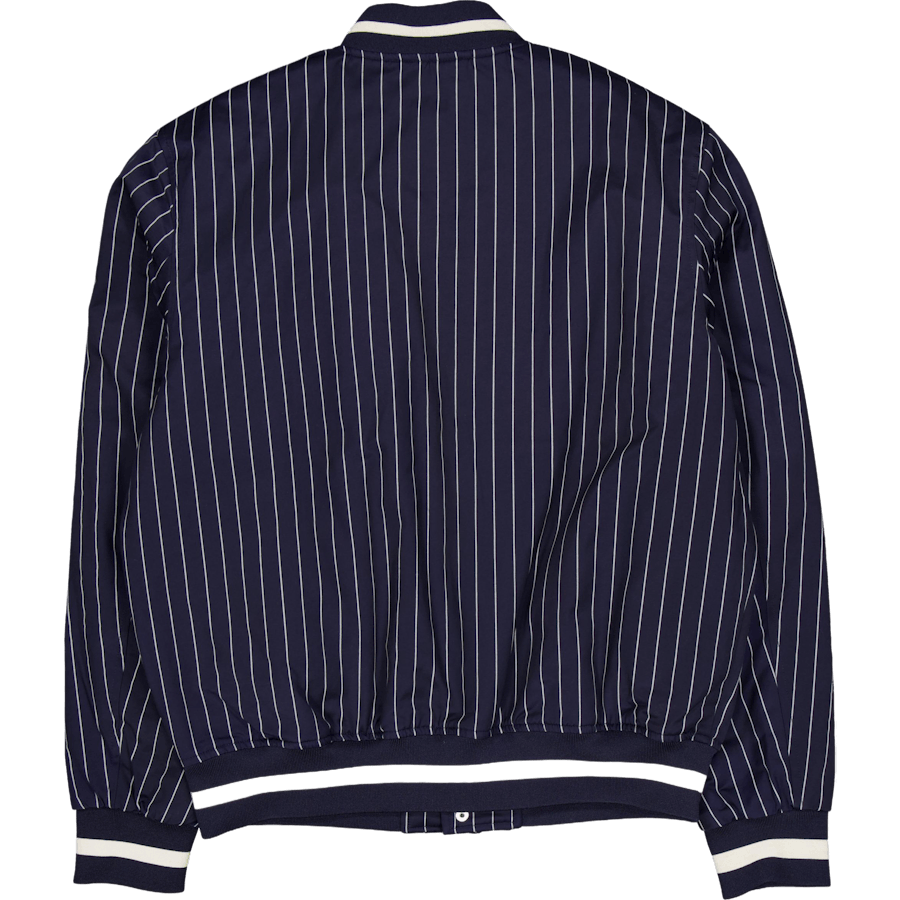 Les Deux Tech Varsity Jacket Dark Navy/ivoire