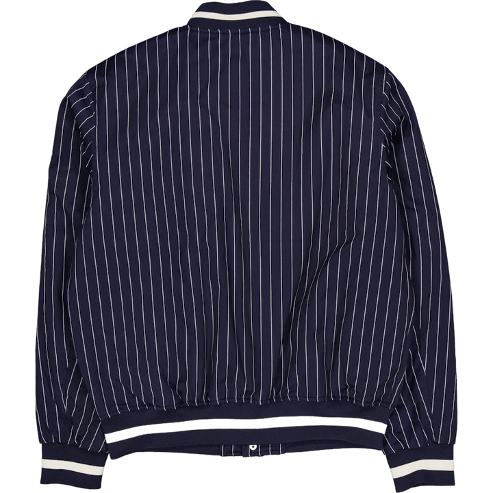 Les Deux Tech Varsity Jacket Dark Navy/ivoire