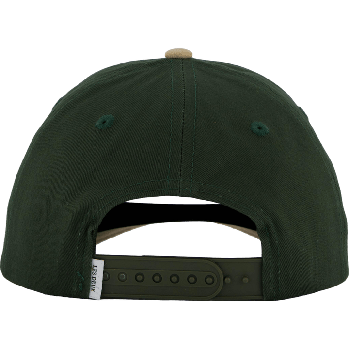 Baseballkappe Contrast Suede Ii Dunkles Schnittlauchgrün/warmes Sand