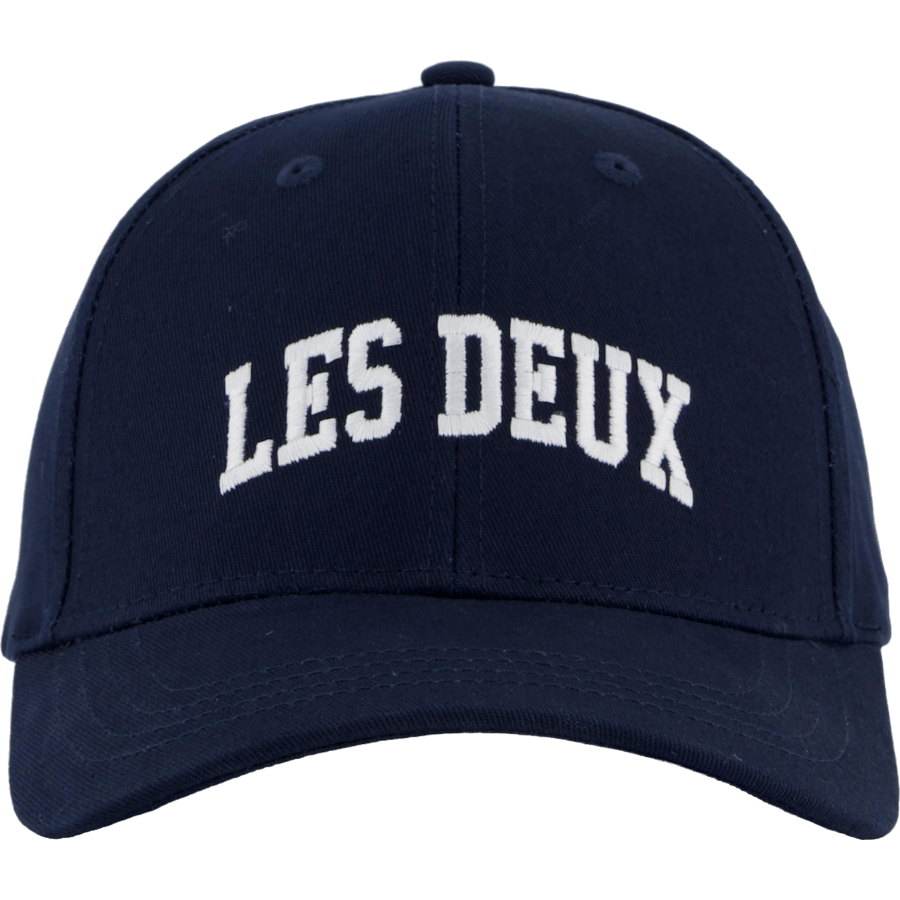 Casquette Les Deux 11 Baseball Marine Foncé/blanc