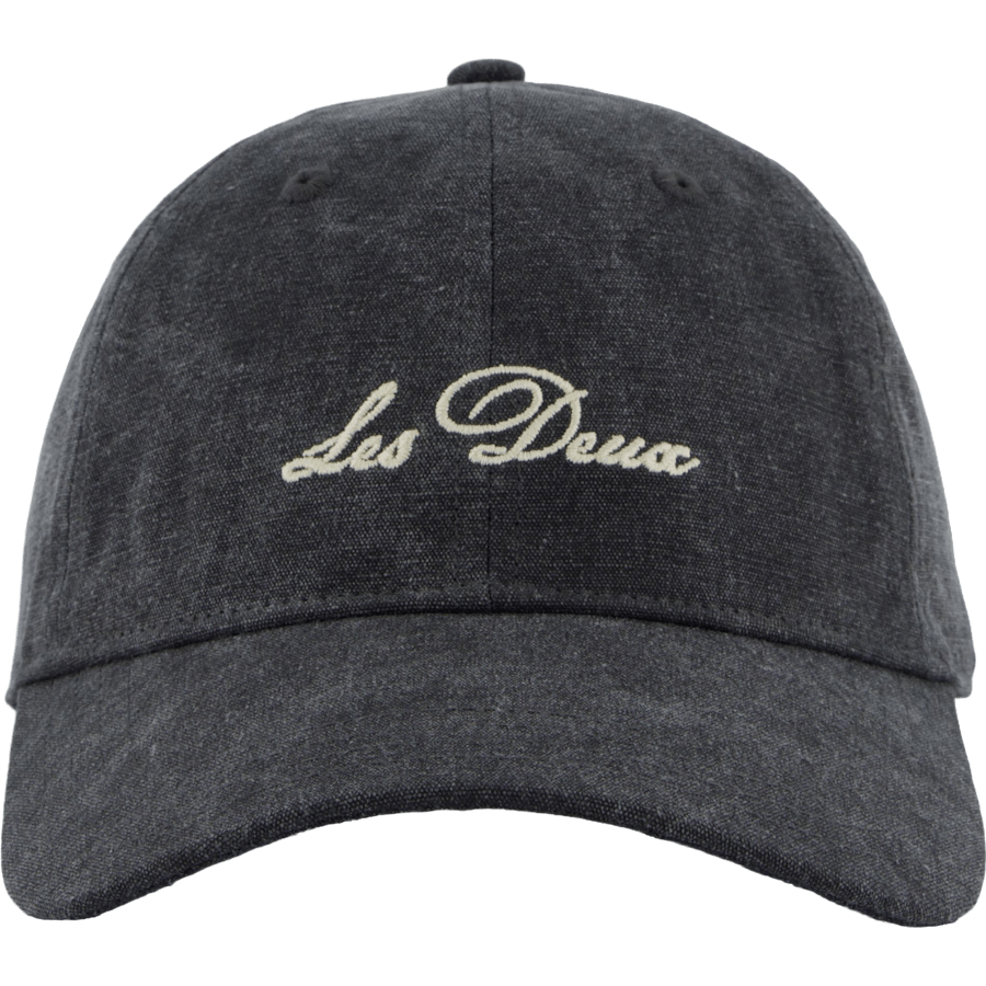 Washed Dad Cap Schwarz