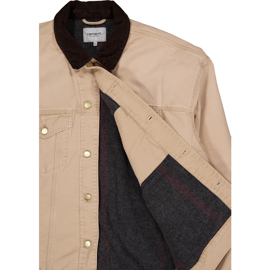 Giacca Trucker Dayton Dusty H Marrone / Tabacco