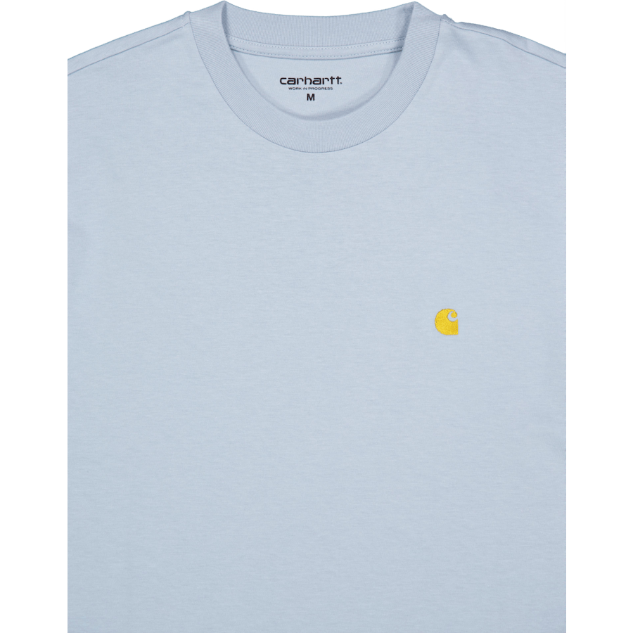 Maglietta Chase W' S/s blu smerigliato / oro