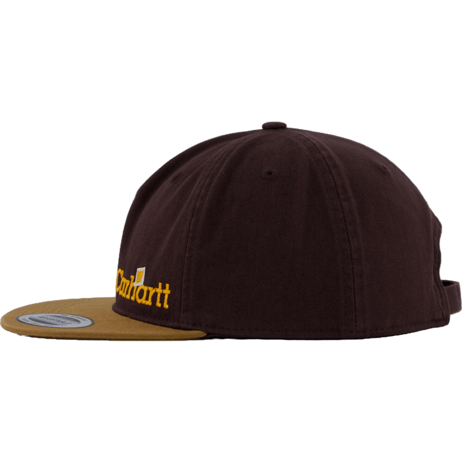 Label Script Coach Cap Brown
