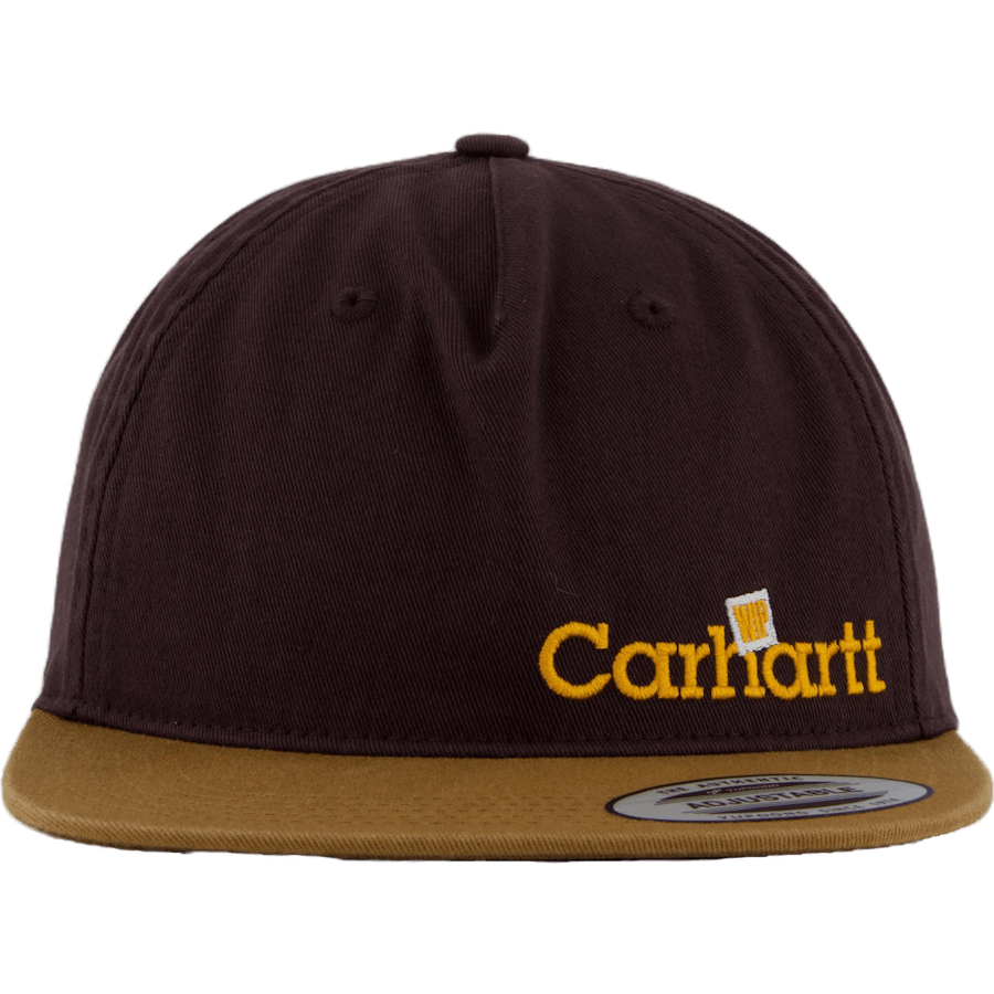 Label Script Coach Cap Brown