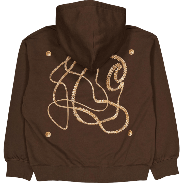 Hooded Charm Link Sweat Liberica / Gold