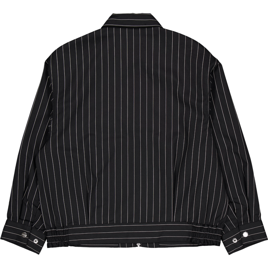 W' Seaton Jacket Seaton Stripe, Black / Wax