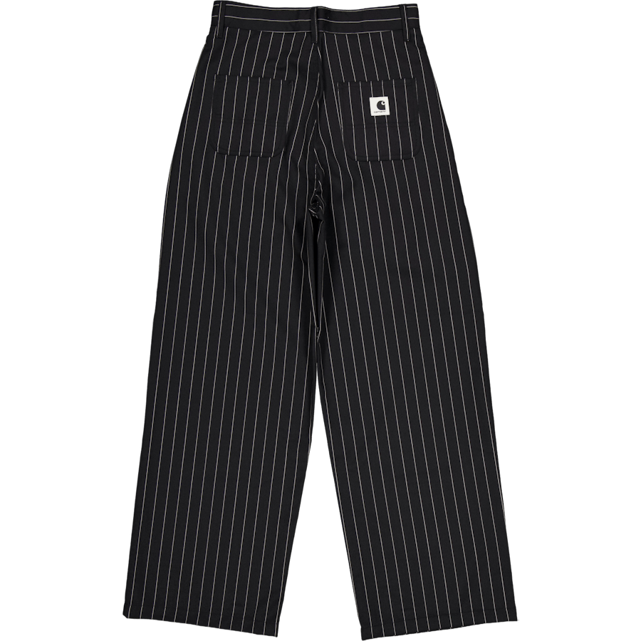 W' Seaton Pant Seaton Stripe, Black / Wax