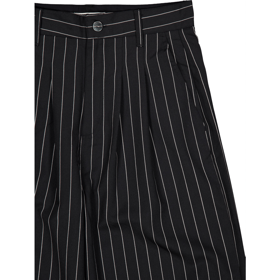 W' Seaton Pant Seaton Stripe, Black / Wax