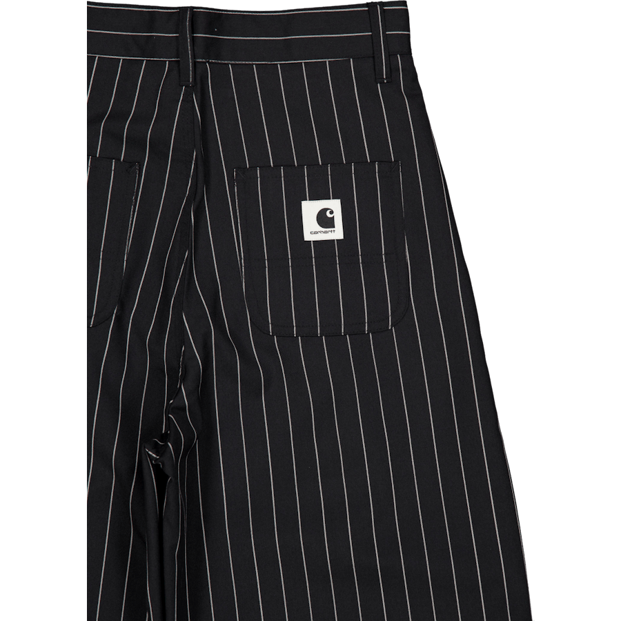 W' Seaton Pant Seaton Stripe, Black / Wax