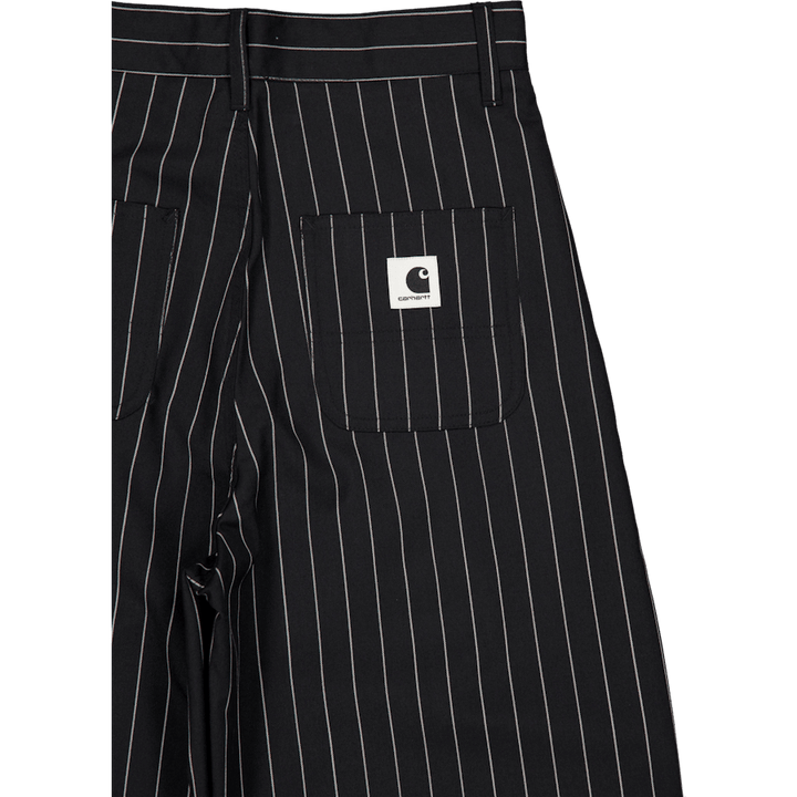 W' Seaton Pant Seaton Stripe, Black / Wax