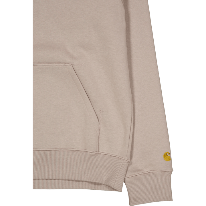 Hooded Chase Sweat Dusky Beige / Gold