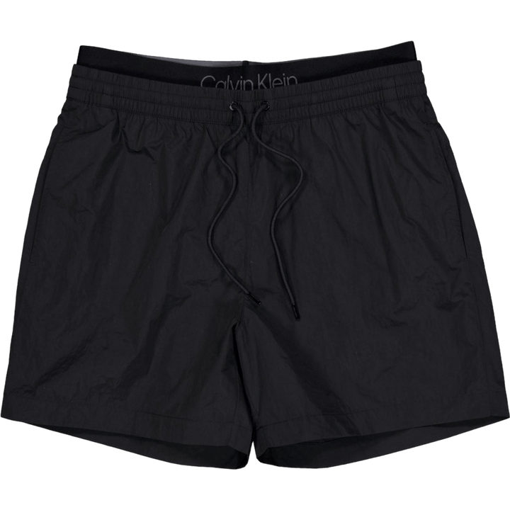 Medium Double Waistband Black