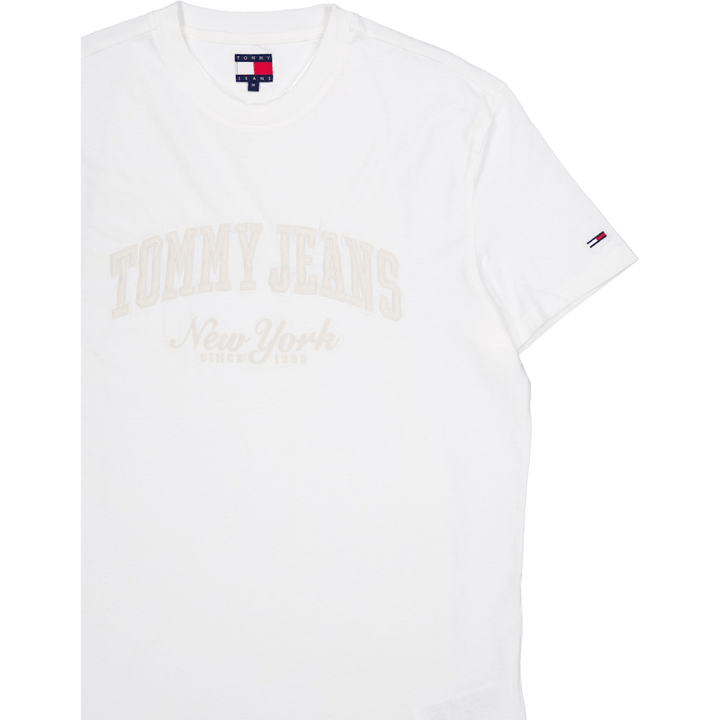 Tjm Reg Vintage Varsity Tee biela