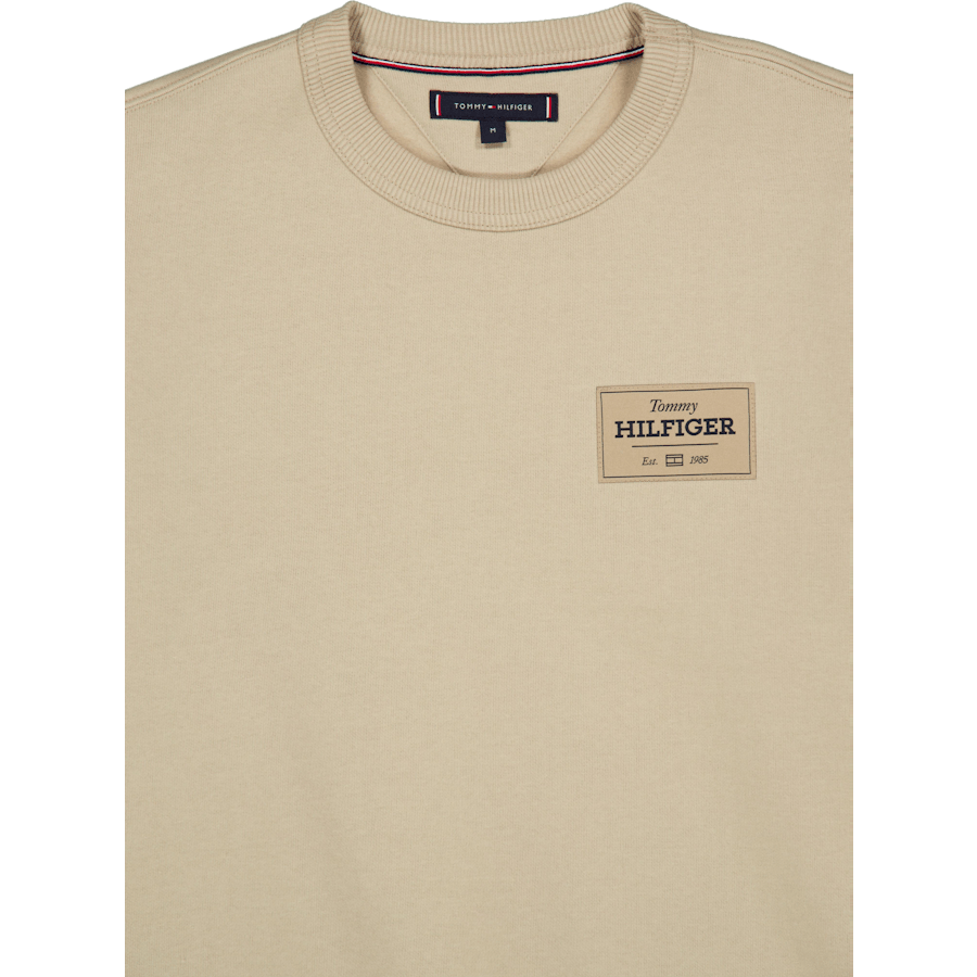 Felpa Monotype Label Khaki