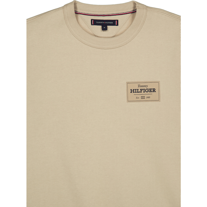 Felpa Monotype Label Khaki