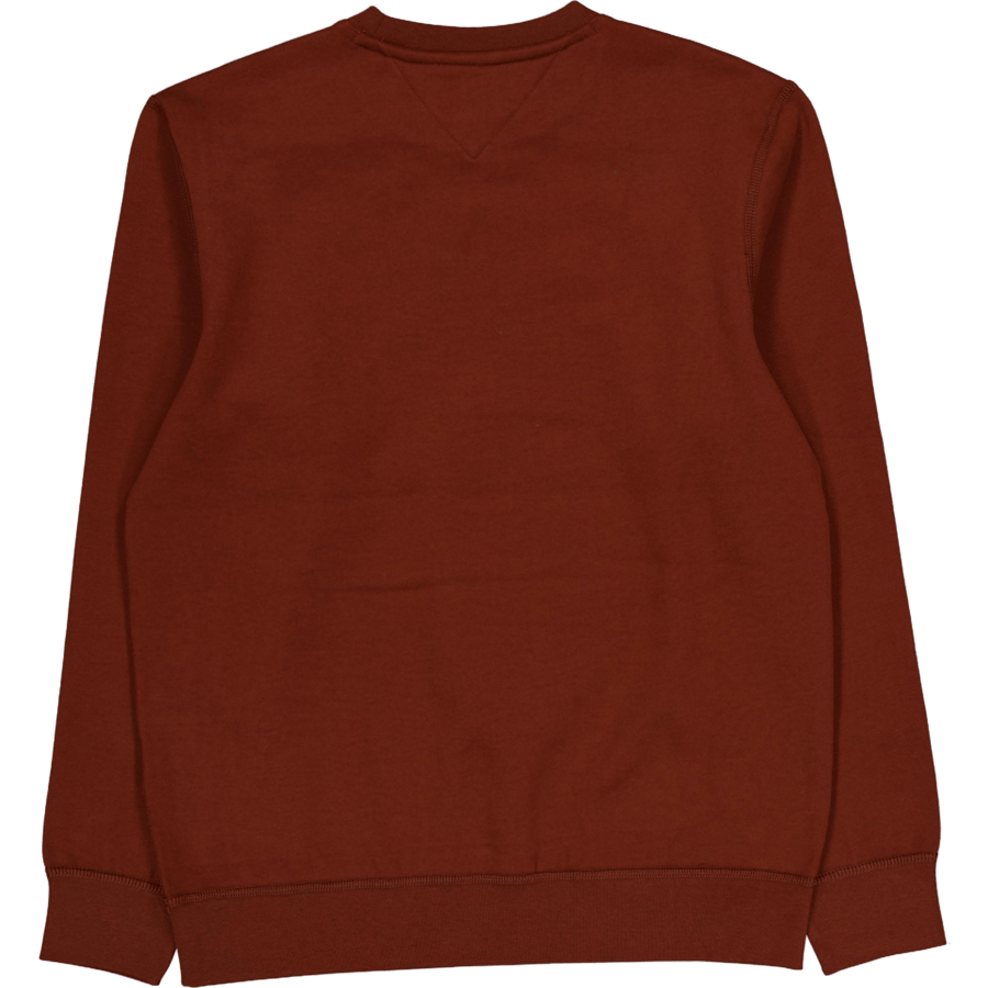 Ess Seasonal Fleece Crewneck Marrone