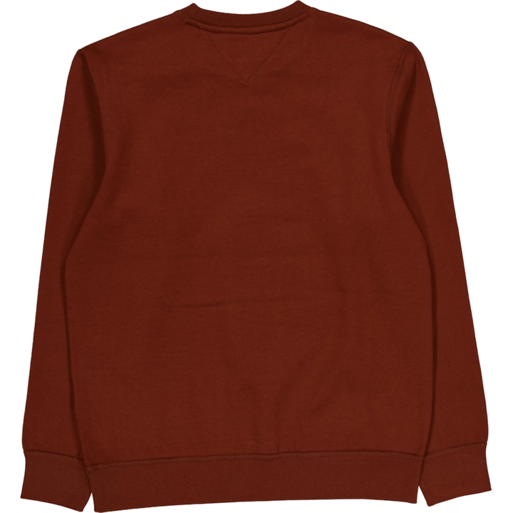 Ess Seasonal Fleece Crewneck Marrone