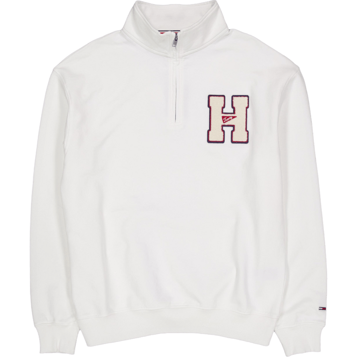 Polo Tjm 1/4 Zip Towel Patch Bianco