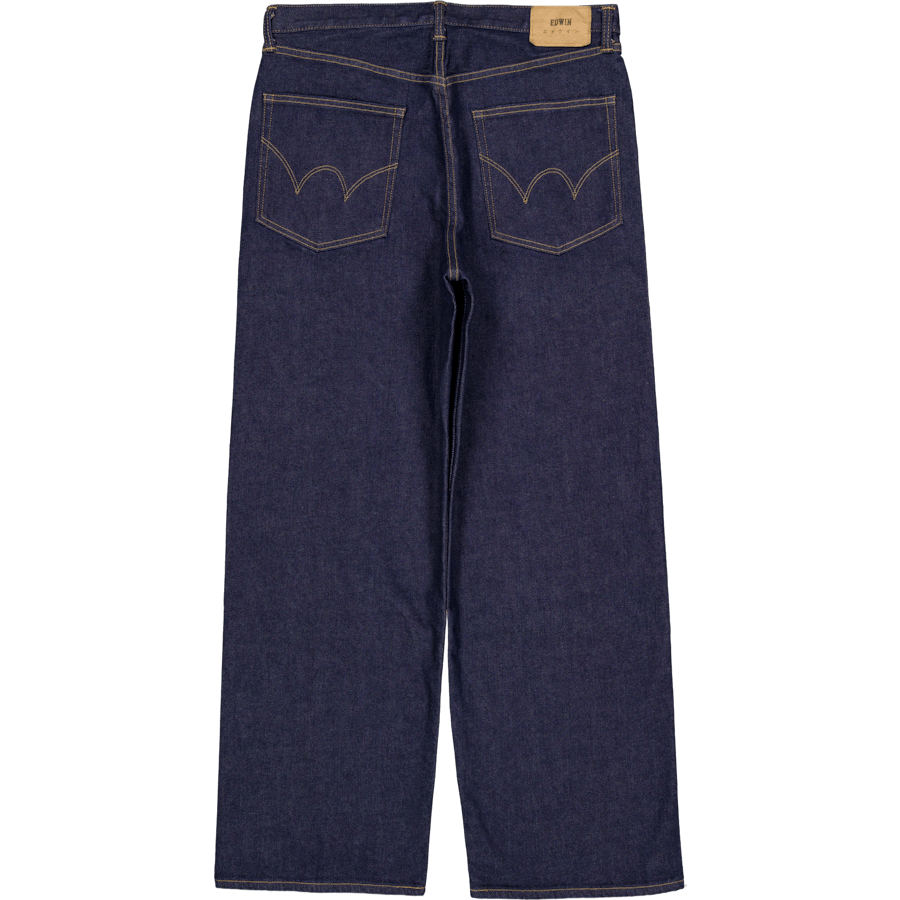 Wide Pant - Blue - Rinsed Blue - Rinsed